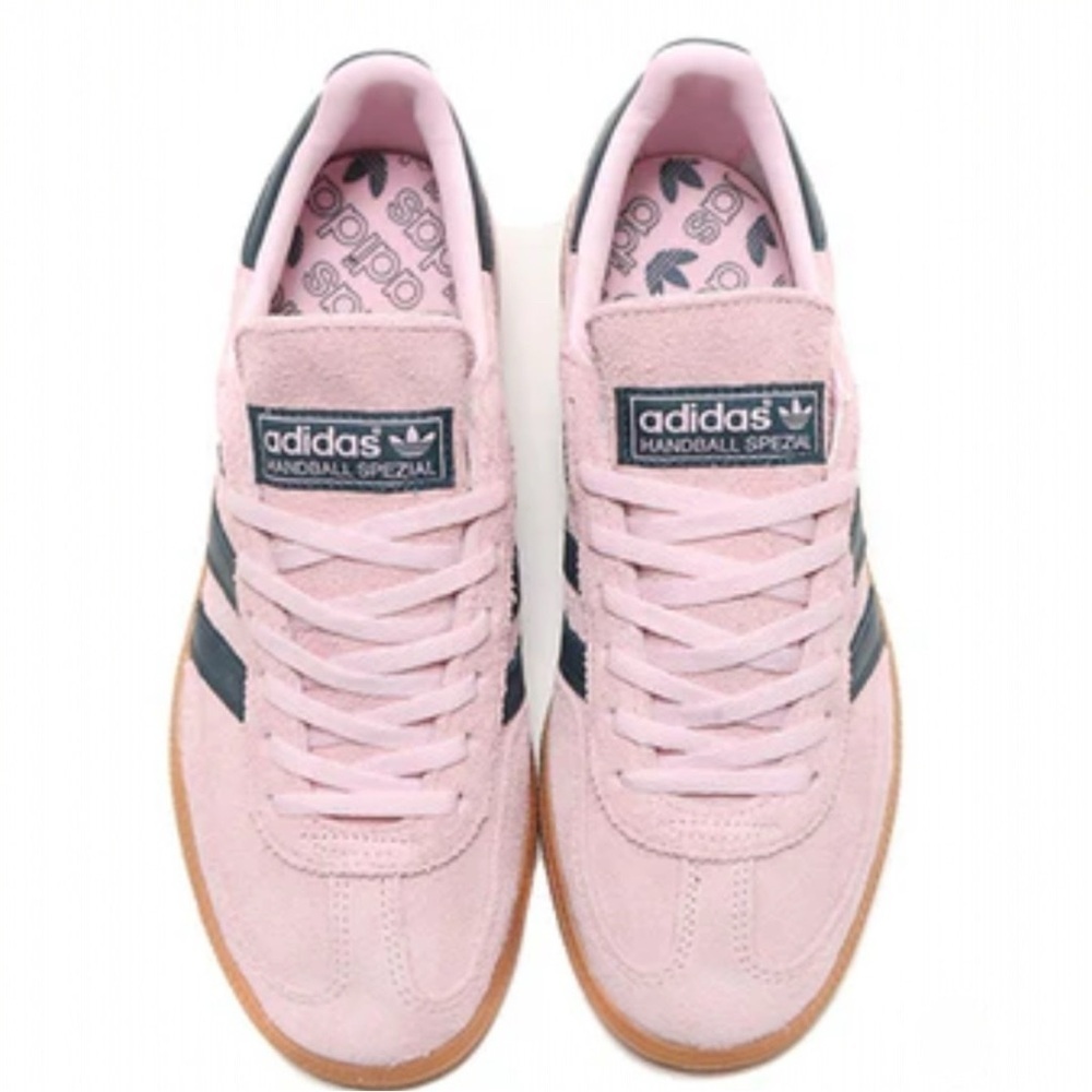 Adidas Originals suede sneakers HANDBALL SPEZIAL Clear Pink Arctic Night Size 6 - Picture 4 of 15